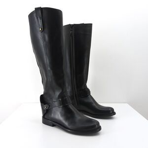 TORY BURCH Women 5.5 Colton Boots Black Riding Leather Knee High Galleon